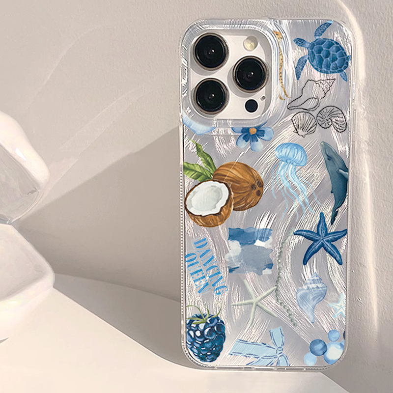 Phone Cases Aesthetic - Blaue Ozean-Strand-Handyhülle für Samsung Galaxy S26