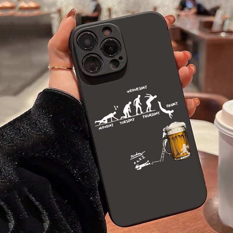 Samsung Galaxy S24 - Kreative Handyhülle mit Biermotiv für Samsung