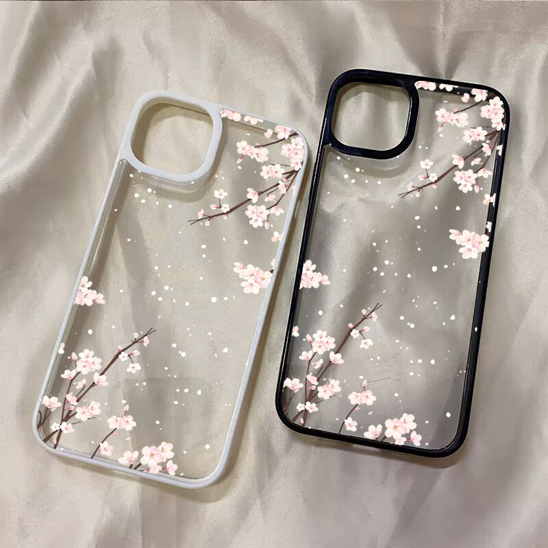 Phone Cases Durable - Kirschblüten-Blumen-Handyhülle für iPhone 11 12 13