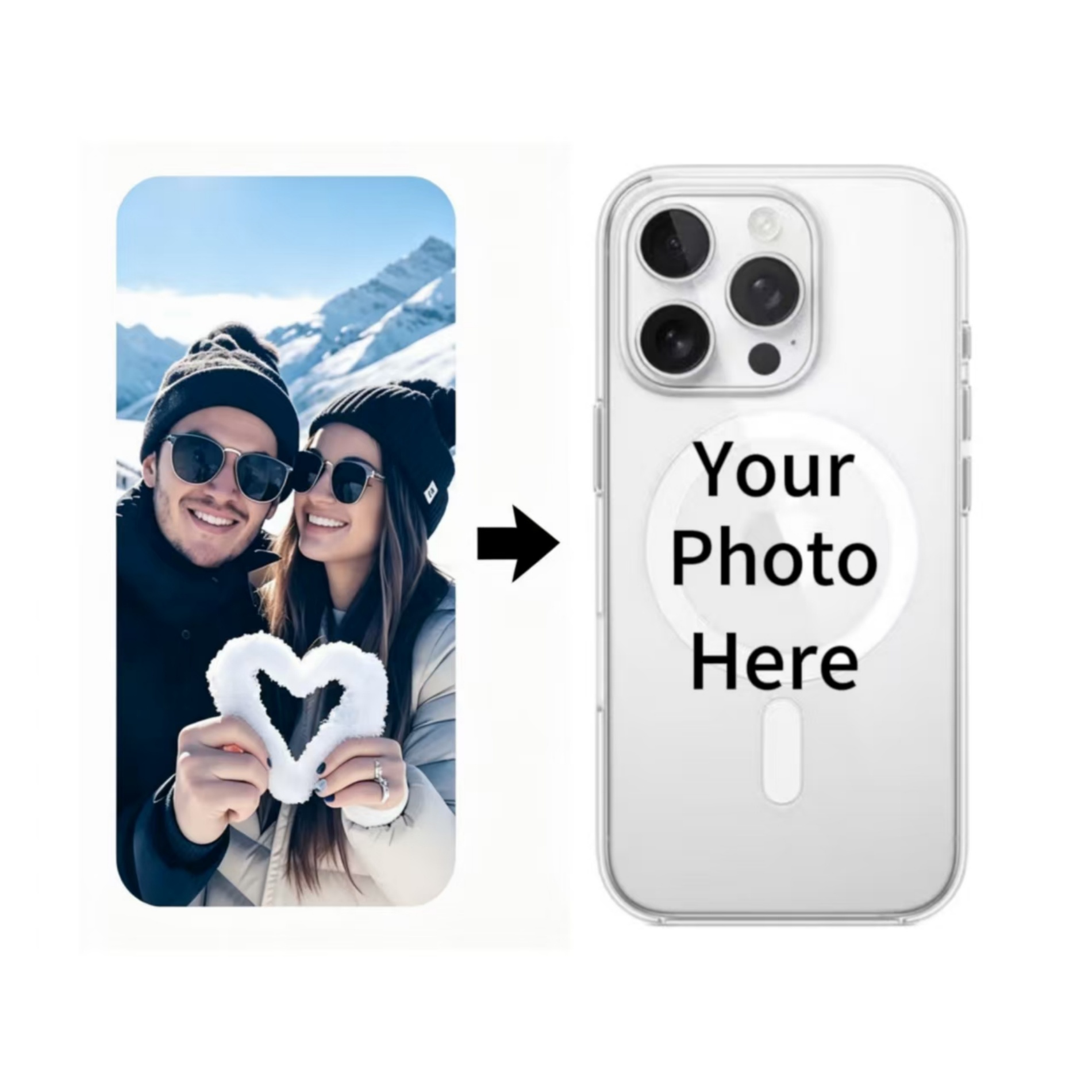Phone Cases With Pictures - Magnetische Hülle für iPhone 13 11