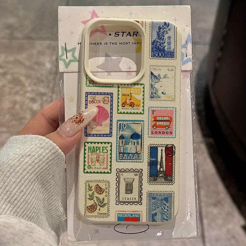 Phone Cases Art - Lebendige Retro-Stempel-Lichee-Design-Handyhülle für iPhone 18 17