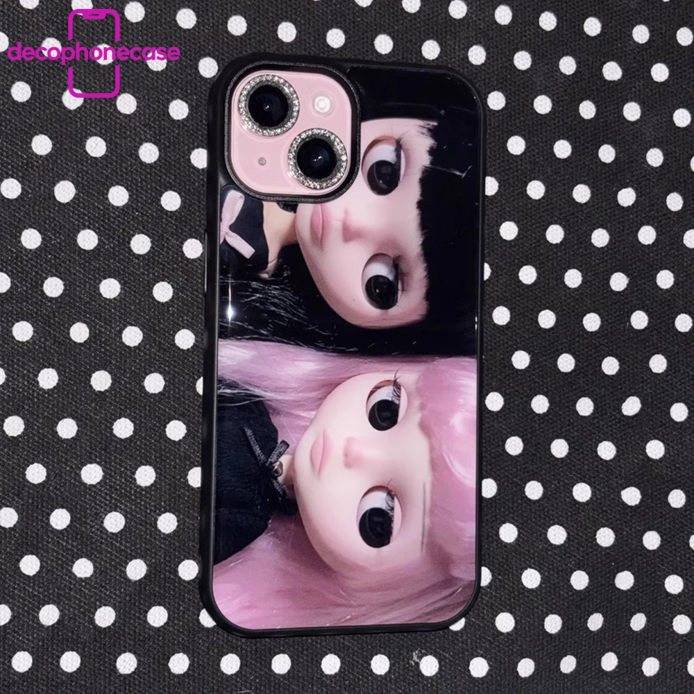 Phone Cases Art - Japanisch-koreanische Dark-Girl-Kunst-Handyhülle für iPhone 11/12/13/14/15/16/17 Pro