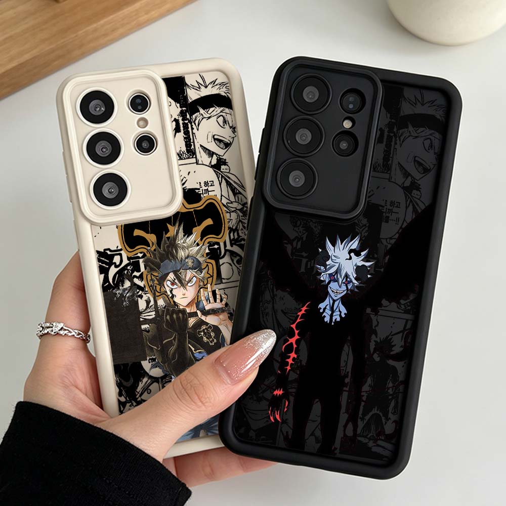 Phone Cases Black - Black Clover Coole Handyhülle für Samsung