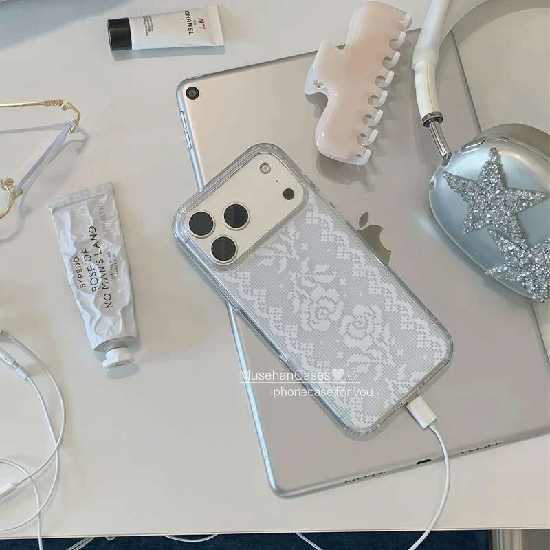 Phone Cases Art - Koreanische Ins Antike Kunst Retro Spitze