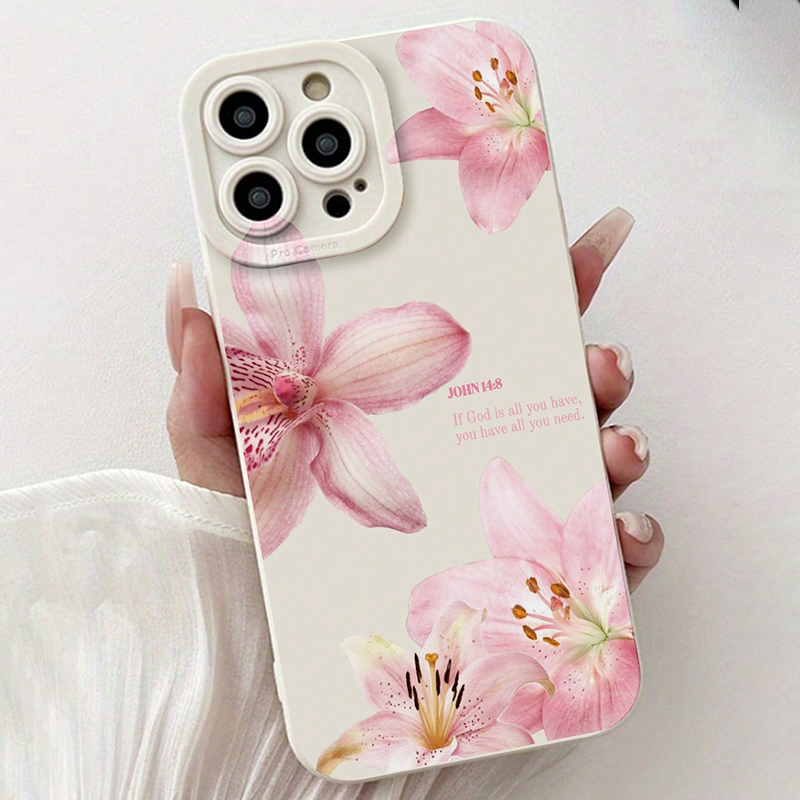 Blaue Blumenmuster-Silikon-INS – Phone Cases Durable Bewertung und Preis