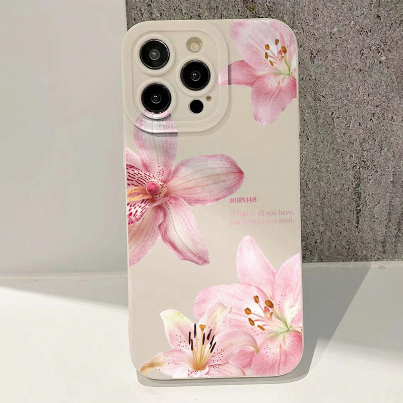 Blaue Blumenmuster-Silikon-INS – Phone Cases Durable Bewertung und Preis