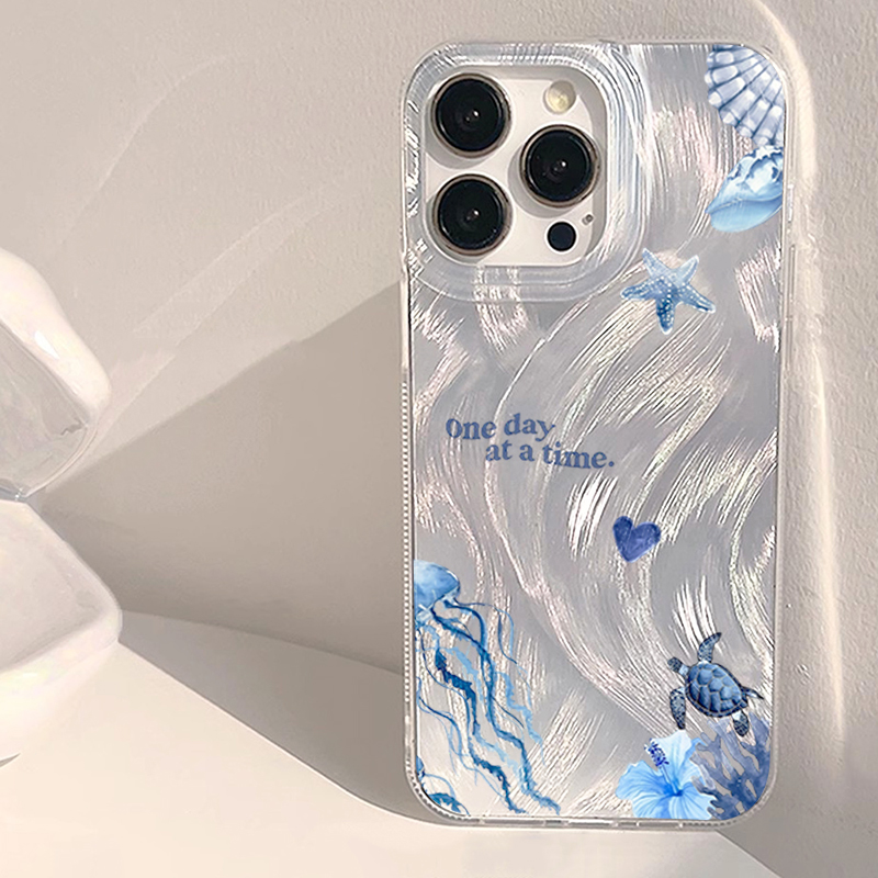 Blaue Ozean-Strand-Handyhülle  – Phone Cases Aesthetic Bewertung und Preis