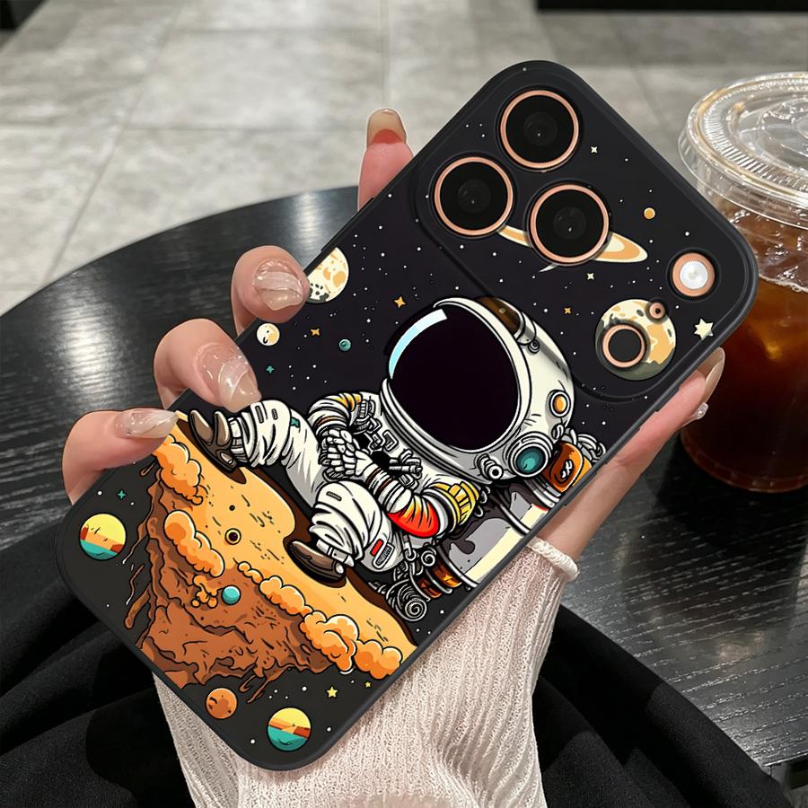 Planet Cartoon Astronaut Hülle – Phone Cases Near Me Bewertung und Preis