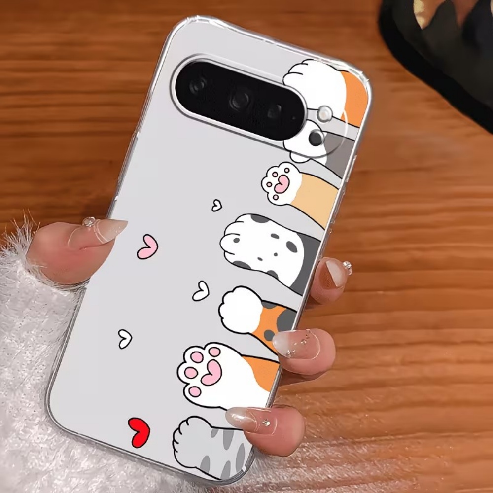 Cartoon-Katzenpfoten-Abdruck K – Phone Cases Google Pixel 10 Bewertung und Preis