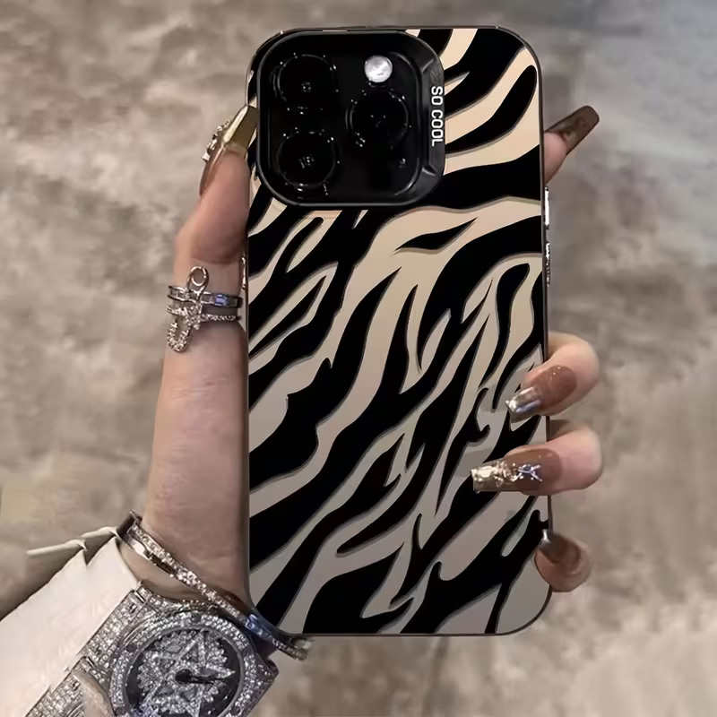 Zebra-Muster Schwarze Fortschr – Phone Cases Durable Bewertung und Preis