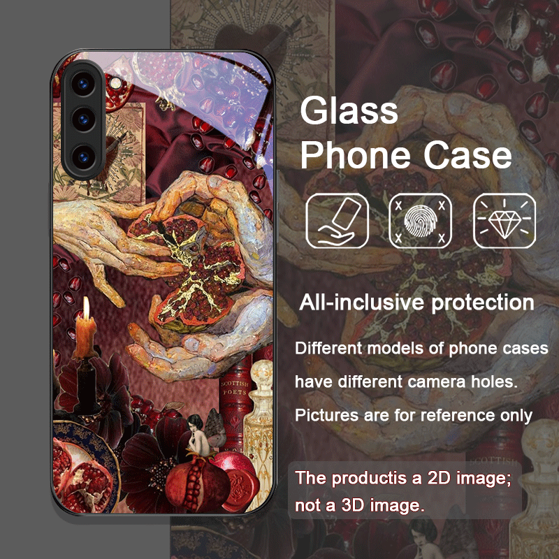 Luxuriöse Granatapfel-Blumenmu – Phone Cases For Samsung S22 Bewertung und Preis