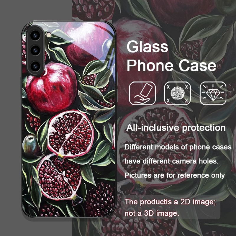 Luxuriöse Granatapfel-Blumenmu – Phone Cases For Samsung S22 Bewertung und Preis