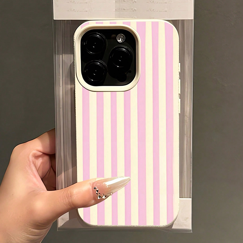Einfache rosa vertikal gestrei – Phone Cases Xr Bewertung und Preis
