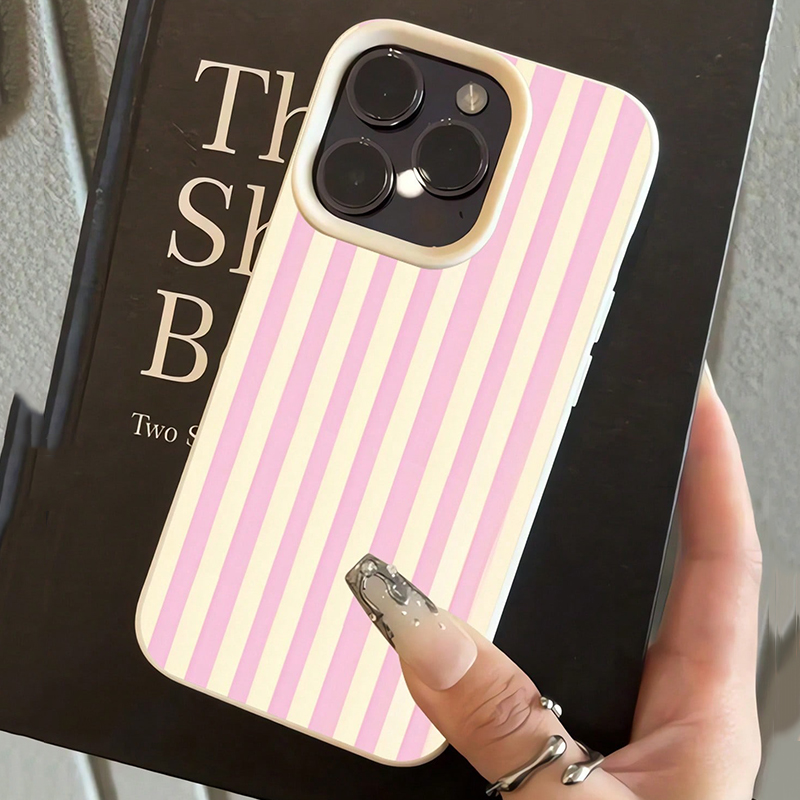 Einfache rosa vertikal gestrei – Phone Cases Xr Bewertung und Preis