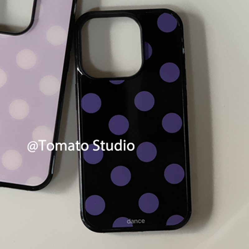 Koreanische Ins-Mode Lila Polk – Phone Cases Aesthetic Bewertung und Preis