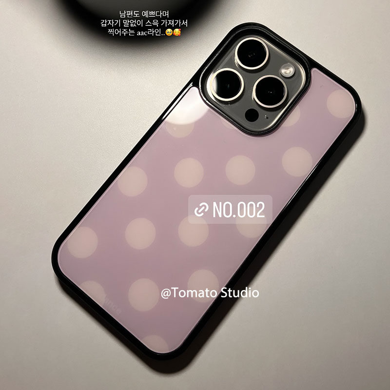 Koreanische Ins-Mode Lila Polk – Phone Cases Aesthetic Bewertung und Preis