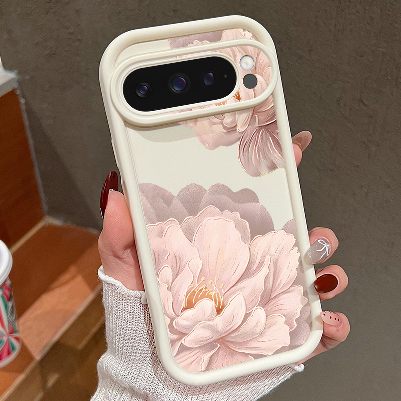 Rosa Blumenmuster Weiche TPU-H – Phone Cases Google Pixel 10 Bewertung und Preis