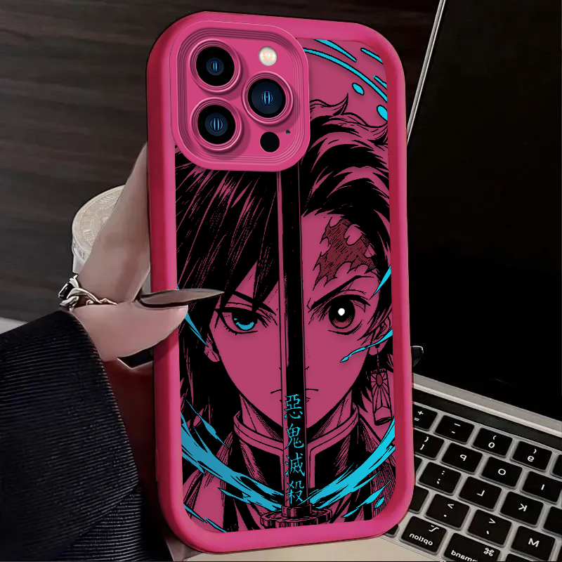 Demon Slayer Split Half Face A – Phone Cases Near Me Bewertung und Preis
