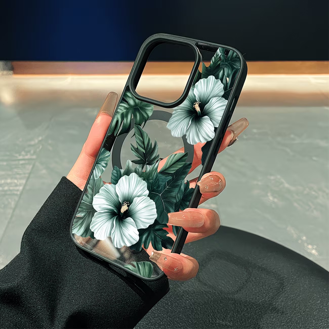 Grüne Blumenmuster Handyhülle  – Phone Cases Xr Bewertung und Preis
