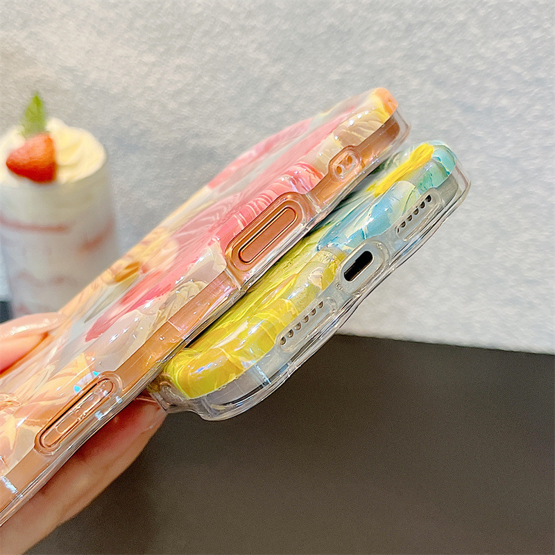 Modische Ölgemälde-Blumen Well – Phone Cases Art Bewertung und Preis