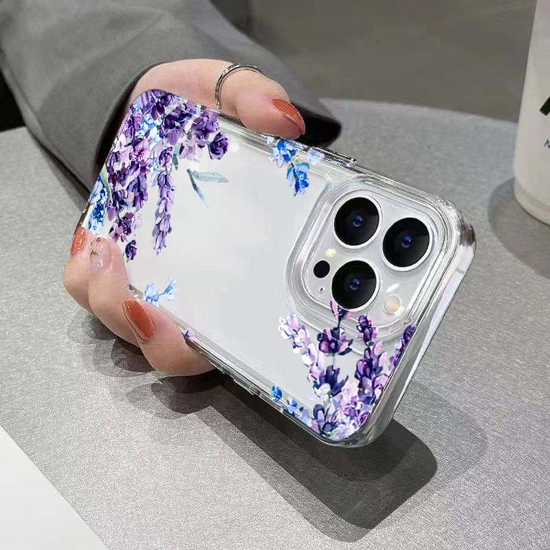 Lila Blumen Weiche TPU Handyhü – Phone Cases Xs Bewertung und Preis